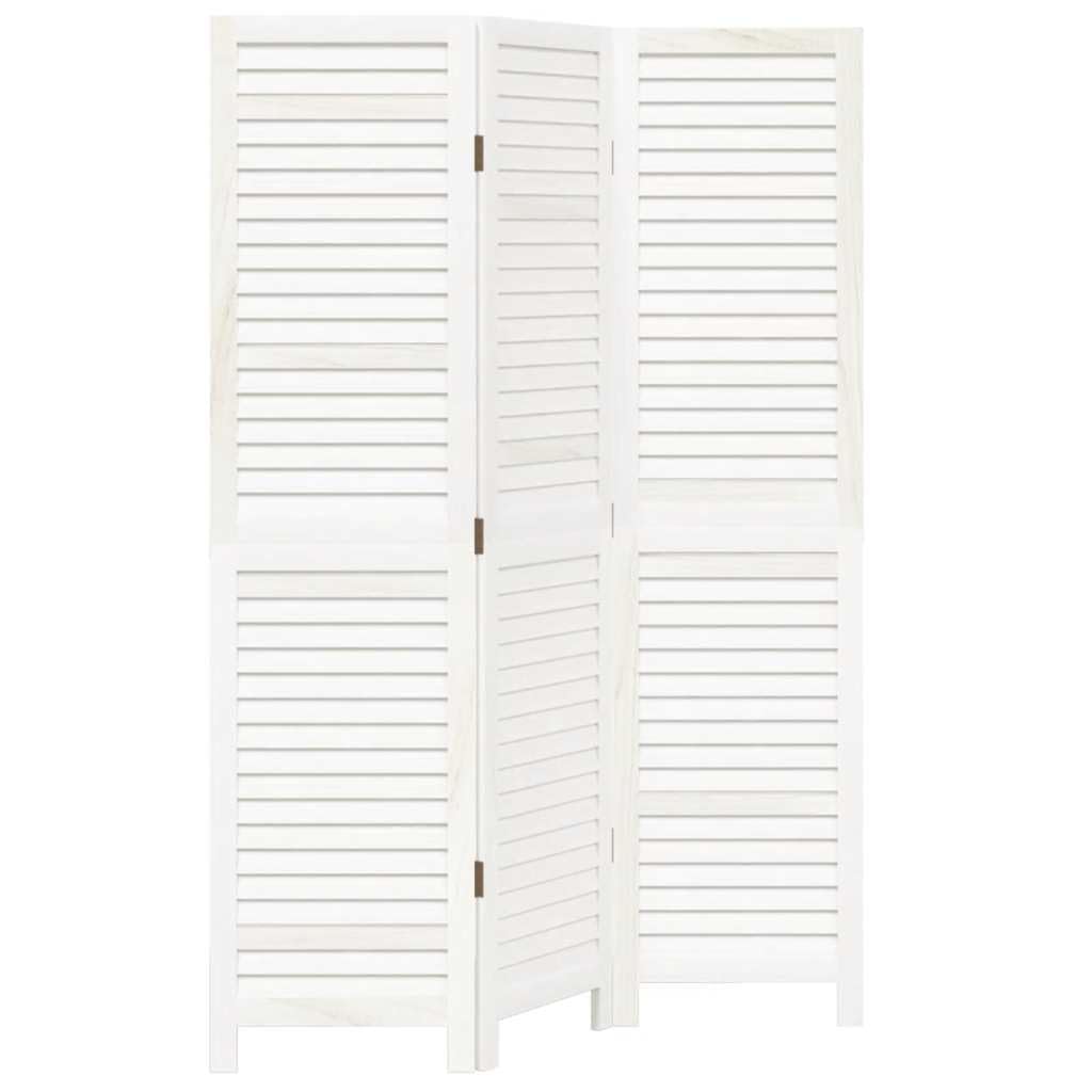 Séparateur de pièce en bois blanc pour l'intimité de la chambre