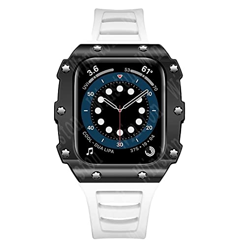Bracelet pour IWatch 8 7 6 cadre boîtier céramique 45 mm antichoc