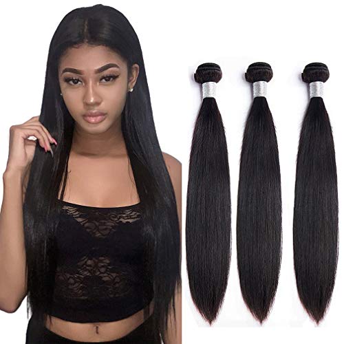 Peruvian Hair Bundles Remy Virgin Human Hair Bundles Straight Black Women Hair Real Hair 8a Hair 3 Bundles Unprocessed Virgin Hair Bundle 22 24 26 Inch