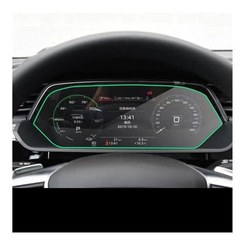 Verre trempé pour E-tron 2018-2021 style C film protecteur d'écran de navigation de voiture