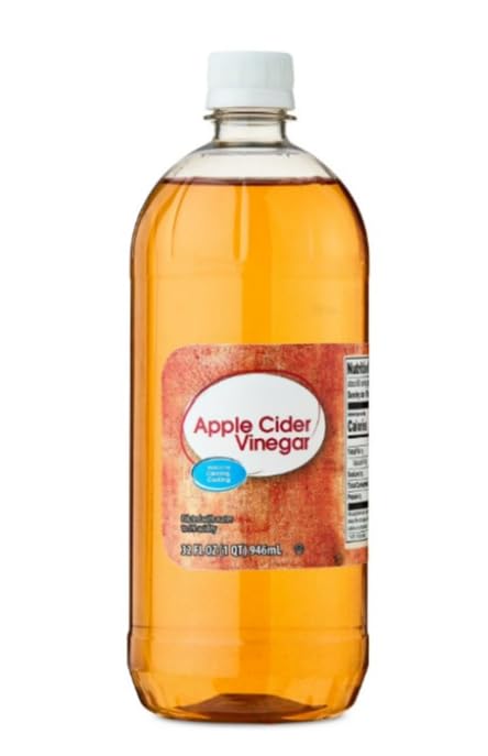 Apple Cider Vinegar 32 oz, Filtered Cooking Vinegar, 5% Acidity, Multi-Purpose for Cooking, Cleaning & Marinades
