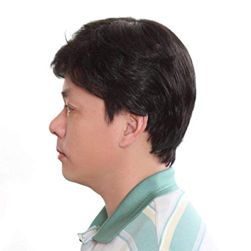 Image of Tressedup Hair Men's Short Black Natural Wigs For Men Full Head, Wigs for Boys