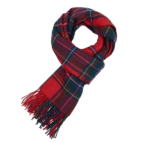 American Trends Womens Long Shawl Warm Scarf Winter Soft Cozy Scarfs Oversized Blanket Tartan Scarf Wraps2