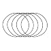 uxcell Nitrile Rubber O-Rings, 120mm OD 116mm ID 2mm Width, Metric Sealing Gasket, Pack of 5