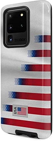 Skinit Pro Phone Case Compatible with Galaxy S20 Ultra 5G - USA Soccer Flag Design