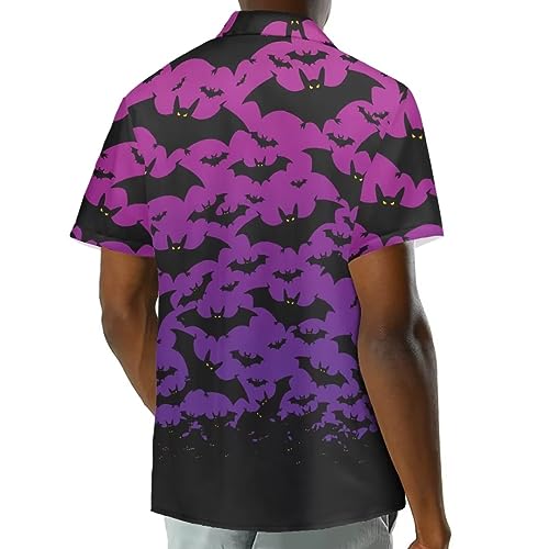 Men's Hawaiian Shirt Button Down Short Sleeves Trendy Regular Fit Shirts4