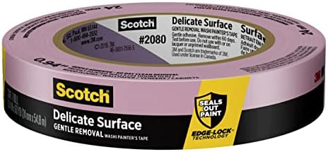 Scotch Delicate Surface Painter's Tape.94 inches x 60 yards, 2080, 1 Roll