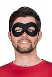 Superhero Black Eye Mask Costume Accessory