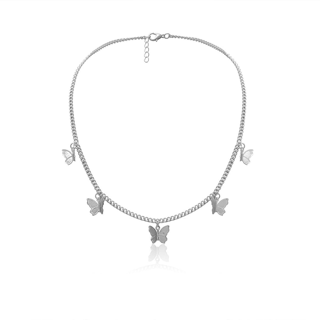 See full amazon price history chart for YouBella Jewellery for Women Stylish Butterfly Pendant Necklace for Women & Girls (Silver) YouBella Jewellery for Women Stylish Butterfly Pendant Necklace for Women & Girls (Silver) (B0D2TT4CW8) Amazon Price History, Amazon Price Tracker