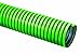 Tigerflex TG Series EPDM Tiger Green Suction Hose with Polyethylene Helix, 45 PSI Max Pressure, 2-1/2 inches ID, 100 feet Length