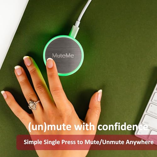 MuteMe - Illuminated Capacitive Touch Mute Button for Zoom, Teams, Google Meet & More (As Seen on Shark Tank)! Free Windows / Mac Software Required To Use MuteMe. by MuteMe - Image 6