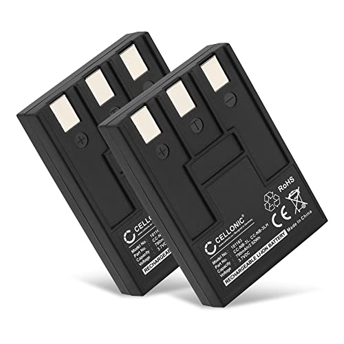 CELLONIC® 2X Batterie Remplacement NB-3L, NB-3LH 790mAh pour Canon Digital Ixus 750, Powershot SD550, SD10, SD110, SD20, SD500, IXY Digital L, IXUS II, IXUS I5 Appareil Photo caméra Action cam accu