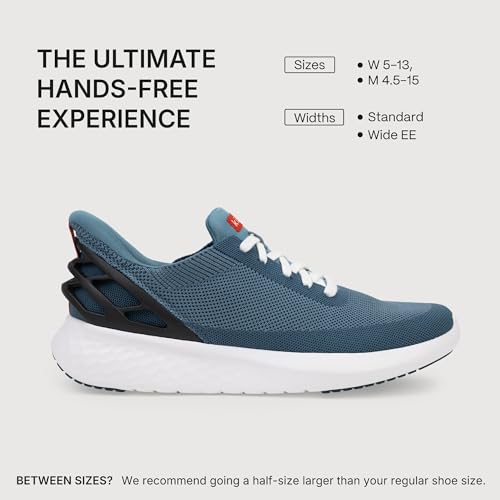 Image of Kizik Slip On Sneakers: Athens - Comfortable All-Day Wear, Hands Free Convenience, Breathable Knit Top, Mens & Womens Walking Shoes with Arch Support