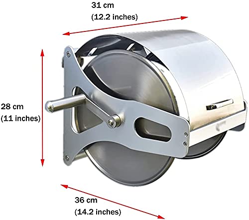 Support de tuyau d'eau en acier inoxydable mural pour aménagement durable