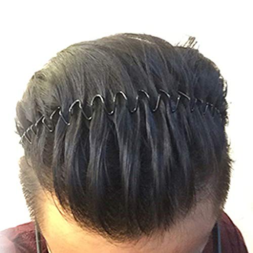 LuLyL 8 Stuks Metalen Hoofdband Zwart Lente Wave Hoofdband Hoofdband Multi-Style Unisex Haarbanden Hoofdband Accessoires… - Image 7