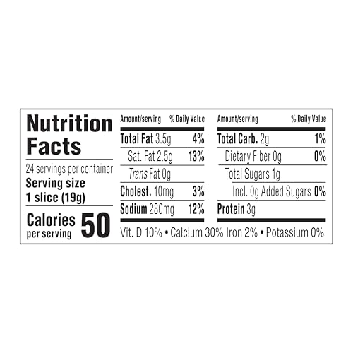 Image of Amazon Saver, American Singles, Pasteurized Prepared Cheese Product, 24 Slices, 16 Oz
