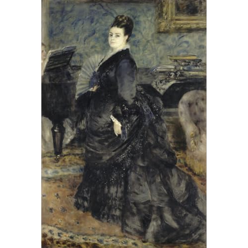 Impression giclée Renoir du Portrait de Madame Georges Hartman (76,2x101,6 cm) pour salon