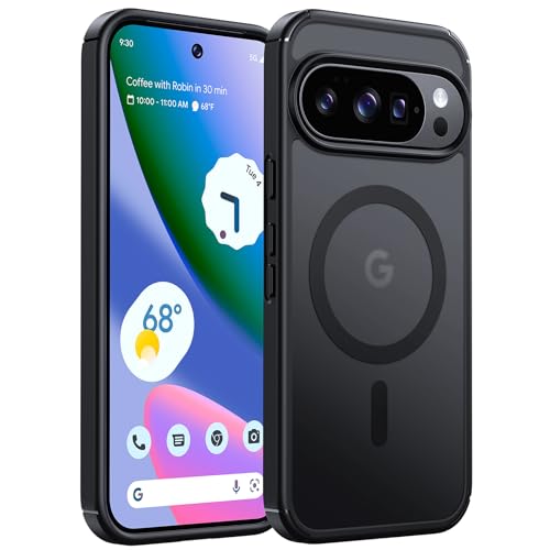 Coque Google Pixel 10 magnétique MagSafe antichoc TAURI noir