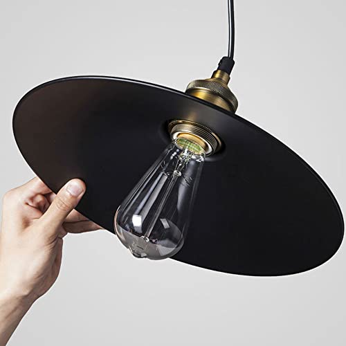 Chandelier métal suspendu au style rétro industrielle avec finitions soignées pour loft - 4