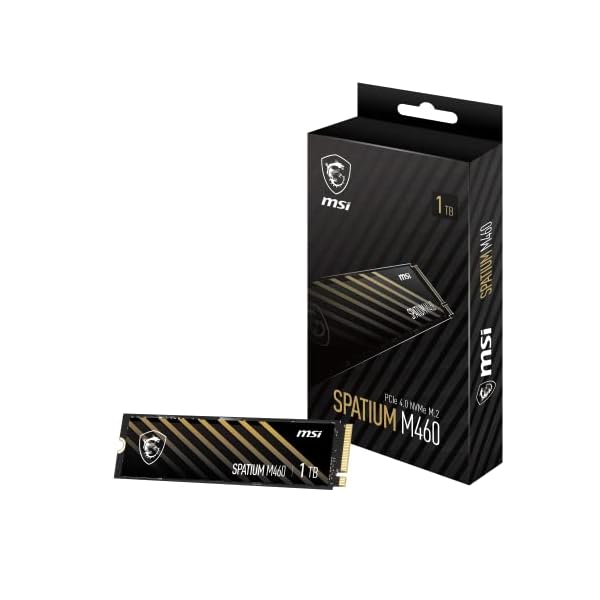 MSI SPATIUM M460 PCIe 4.0,M.2, 1TB Gen4x4, hasta5000 MB/s