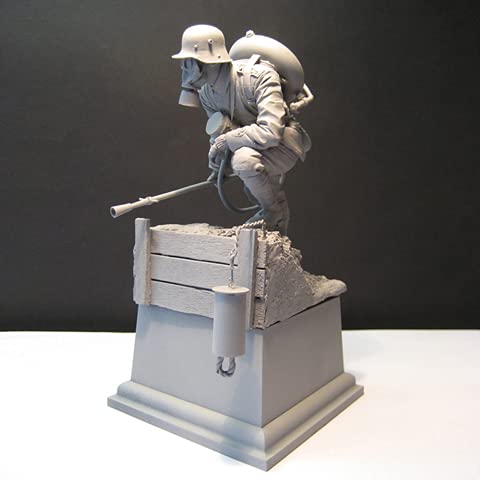 1/16 Imperial, Flamflower, w / M1917 (Wex) Resin Figure Soldatini Rank-And-File GK WWII Tema di Guerra Militare Non Rivestito Nessun Colore