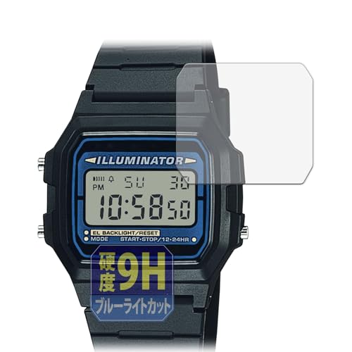 Leipsden CASIO F-105 / F-105W V[Y Ή UltraBlueGloss ی tB 9H dx u[CgJbg  PET {