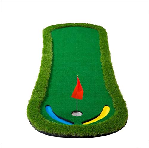 Tapis de golf putting practice home entraînement intérieur et terrain portable