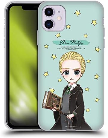 Head Case Designs Officially Licensed Harry Potter Draco Malfoy Deathly Hallows XXXVII Soft Gel Case Compatible with Apple iPhone 11
