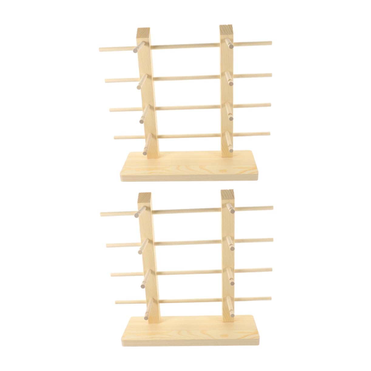 2piezas Expositor de Gafas de Madera Organizador de Escritorio para Gafas de Sol Unidades para Tiendas y Uso Doméstico Elegante y Resistente