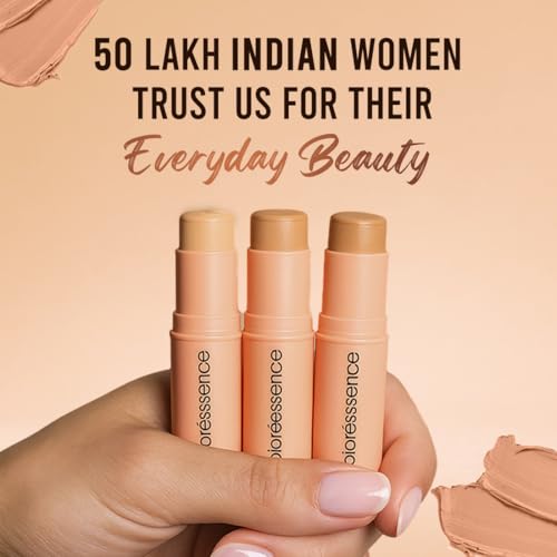 Image of Coloressence Panstick Concealer Foundation Makeup Stick, Toffee Warm, 10gm | Full Coverage | Long Lasting | For All Indian Skin Types | Lightweight