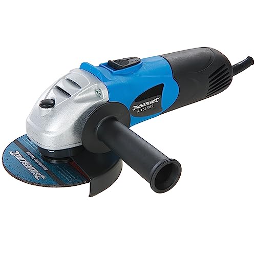 Silverline 571295 DIY 650W Angle Grinder 115 mm 115 mm UK, Blue