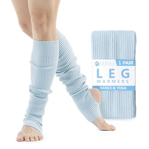 Image of Leg Warmers & Socks for Women's Dance & Yoga - Open Toe & Heel - Eighty's 80s Ribbed Party & Sports Socks