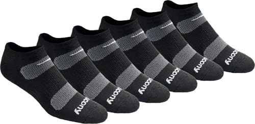 Saucony mens Multi-pack Mesh Ventilating Comfort Fit...