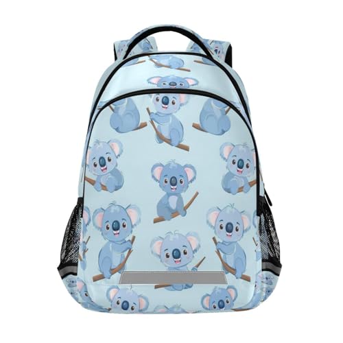 ALAZA Blue Cute Koala Animal01 Backpacks Travel Laptop Daypack School Book Bag for Men Women Teens Kids