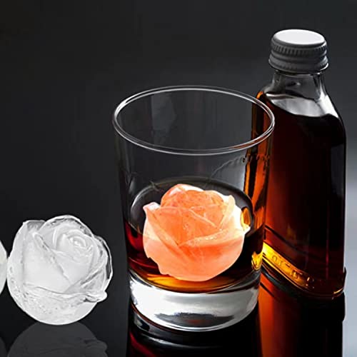 Molde para Cubos de Hielo en Forma de Rosa de Silicona miniatura 7