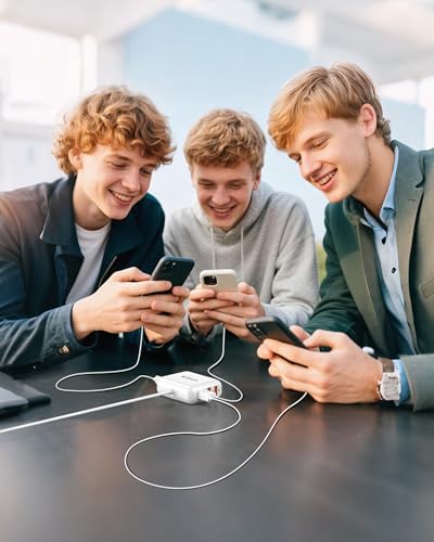 VPSUN USB C Charger 8 Port Block, Fast Charging Station for Multiple Devices,Multiport USB Charging Hub for iPhone,Samsung,Switch,Fan,Speaker,lamp,etc. - Image 5