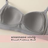 Anntry Teenage Girls Cotton Bras Breathable Underwear Wire Free Sports Bra with Adjustable Straps Training Bralette for Women Girls Pack of 3 - Image 4