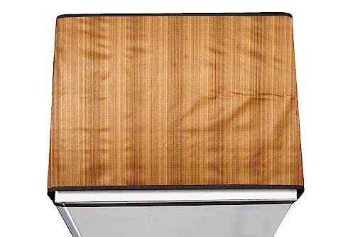 Image of Stylista Refridgerator top Cover Suitable for Samsung RR21C2F25HT /HL, 189 Liter Fridge, Dimension (WXD) 71x109 CM, Wooden Pattern Cream