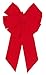 Holiday Trims Red Velvet Deluxe Bow 18" Indoor/Outdoor Use