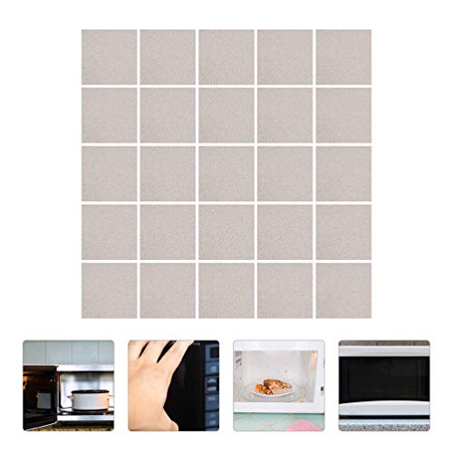 DOITOOL 50 peças de placas de mica, micro-ondas, micro-ondas, micro-ondas, micro-ondas, micro-ondas,