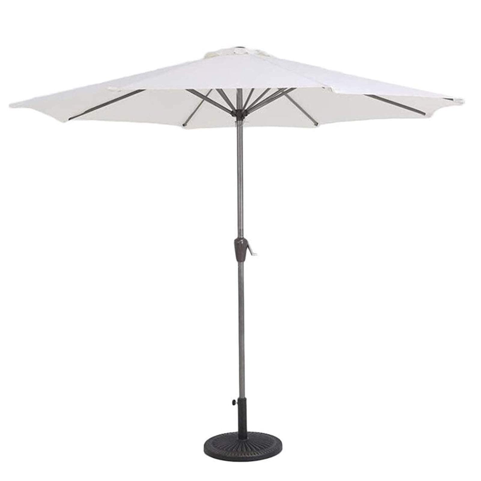 Parasols para terraza: parasol de 9 pies con manivela 5