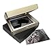Lineco Archival Oversized 3-Ring Album Box with Clamshell Style Lid, Holds Up 55 Pages, 13.25 x 11.75 x 2.5 inch, Black