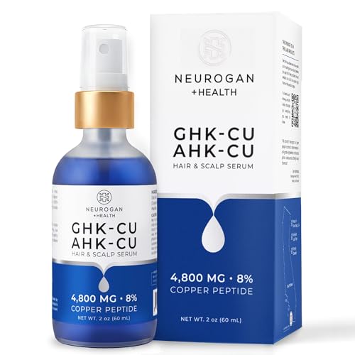 Neurogan GHK-Cu + AHK-Cu Hair Serum Pro - Lightweight Scalp Serum with Dual Copper Peptides - Daily Hair & Scalp Use Cosmetic Product