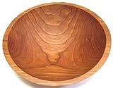 12 Inch Solid Cherry Wood Salad Bowl - Holland Bowl Mill