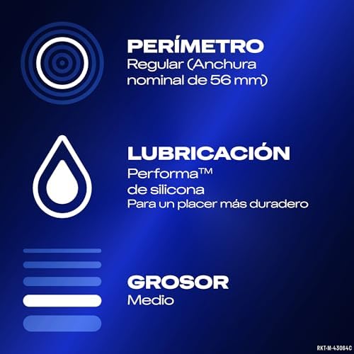 Durex Pack Preservativos Placer Prolongado, Para un Placer Más Duradero, 96 condones