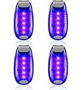 UMISHI LED Safety Light (4 Pack) Kayak Lights Clip on Jogging Lights Visibility Stroller Lights f...