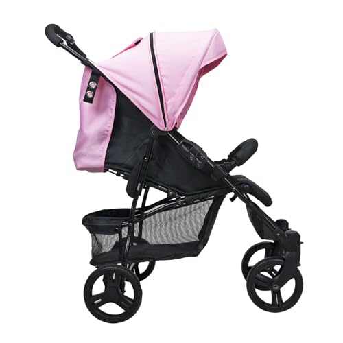 Miniatura 9 de Asalvo Silla De Paseo Ligera Cádiz. Silla De Paseo Respaldo Reclinable. Carrito Bebe Con Máxima Seguridad Y Arnés De 5 Puntos. Silla Bebe Spf50 . Ligera Hasta 15 Kg. Color Rosa