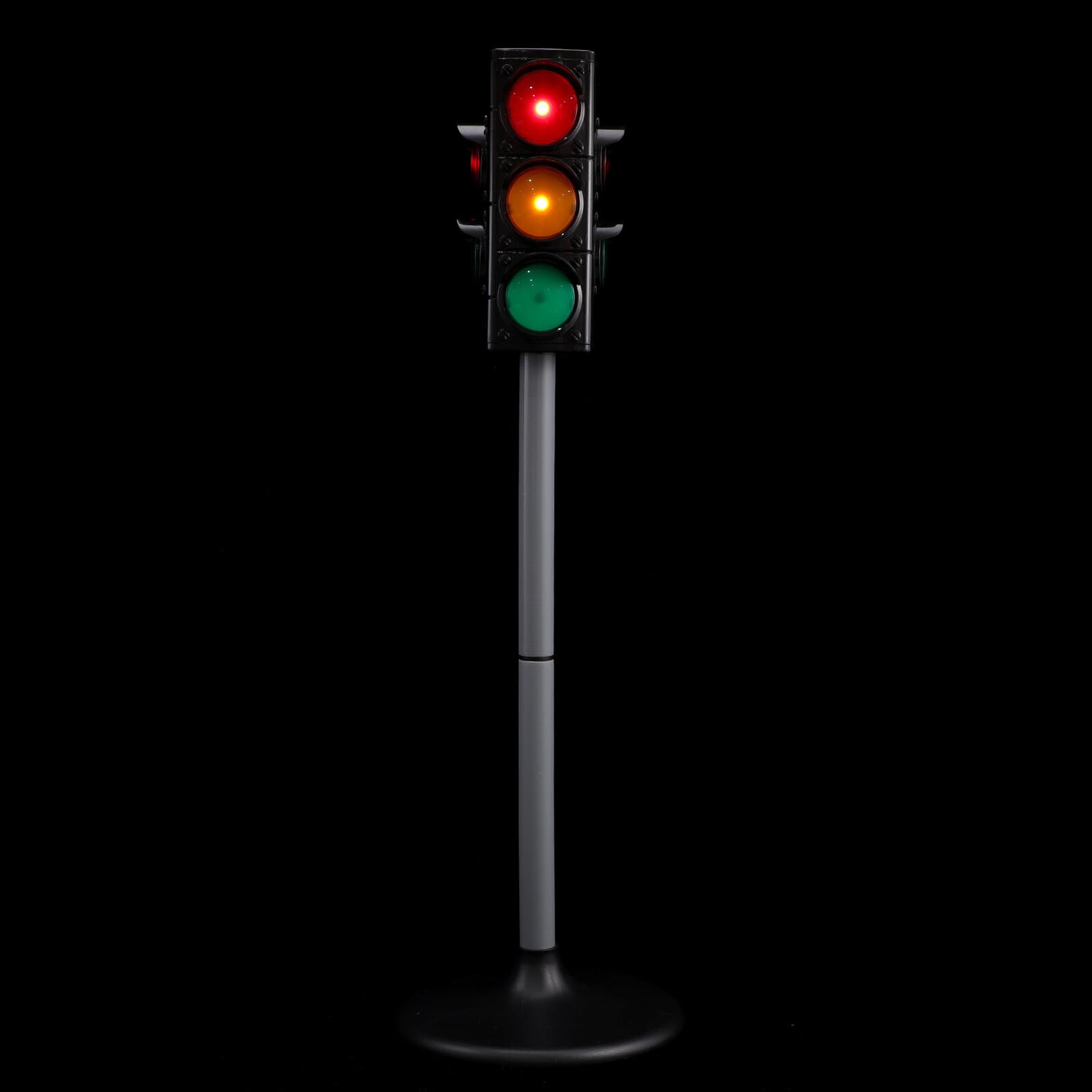Juguete de Semáforo para Niños Negro Abs Sonido y Luz