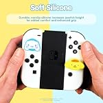 Hamee Hello Kitty et les poignées de pouce amis compatibles avec Nintendo Switch OLED/Switch Lite, Capuchons de couverture de manette de caractères – Pompempurine et Cinnamoroll Compatible avec Nintendo Switch OLED & Commutateur Lite, Grip doux de joystick antidérapant en silicone C