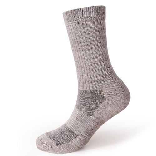 Image of EnerWear 4 Pack Women's Merino Wool Outdoor Hiking Trail Crew Sock